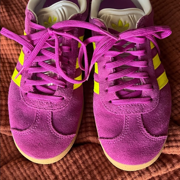 Adidas Fuchsia and Neon Yellow Sneakers - Picture 3 of 5